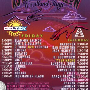 As Above, So Below - Woodland stage lineup